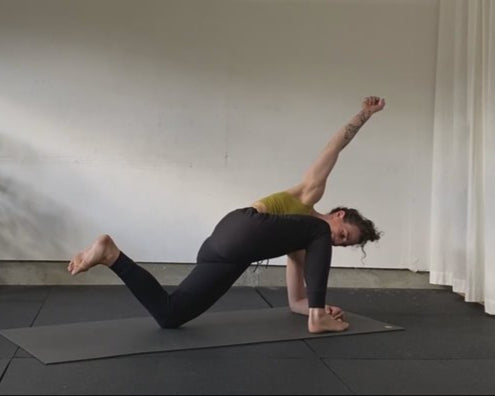 Flow Prompt #67: Half Kneel to Elbow Side Plank